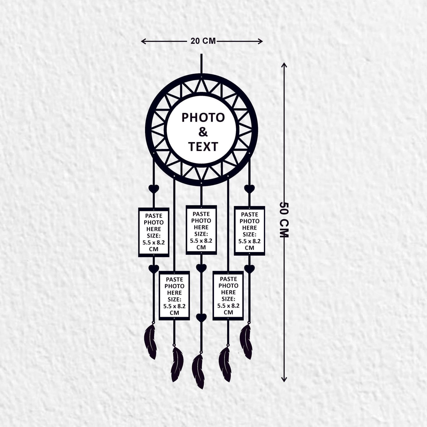 Elegant Frame Style Dream Catcher – Capture Your Dreams in Photos - Amoreta