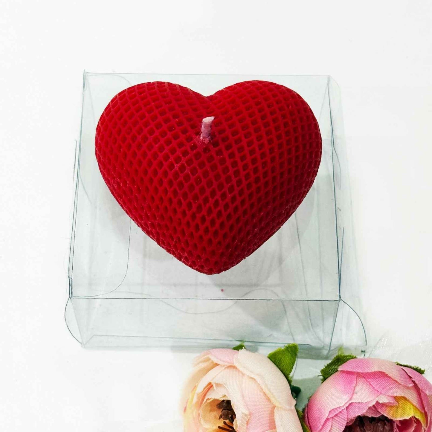 Valentine Personalized Gift Hamper with Square Table Frame, Greeting Card, Candle, and Chocolates - Share 1 photo for Customization
