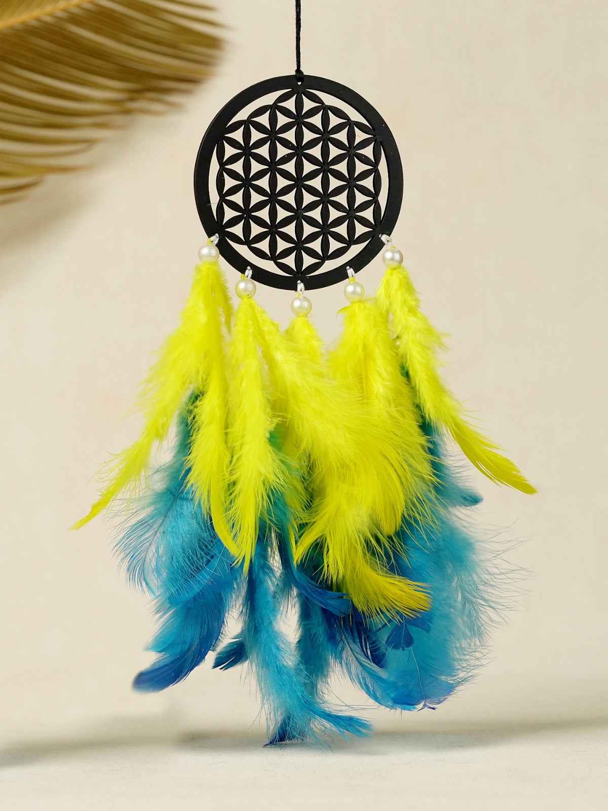 Designer Car Dream Catcher with Evil Eye Rakhi – Rakshabandhan Protection Combo