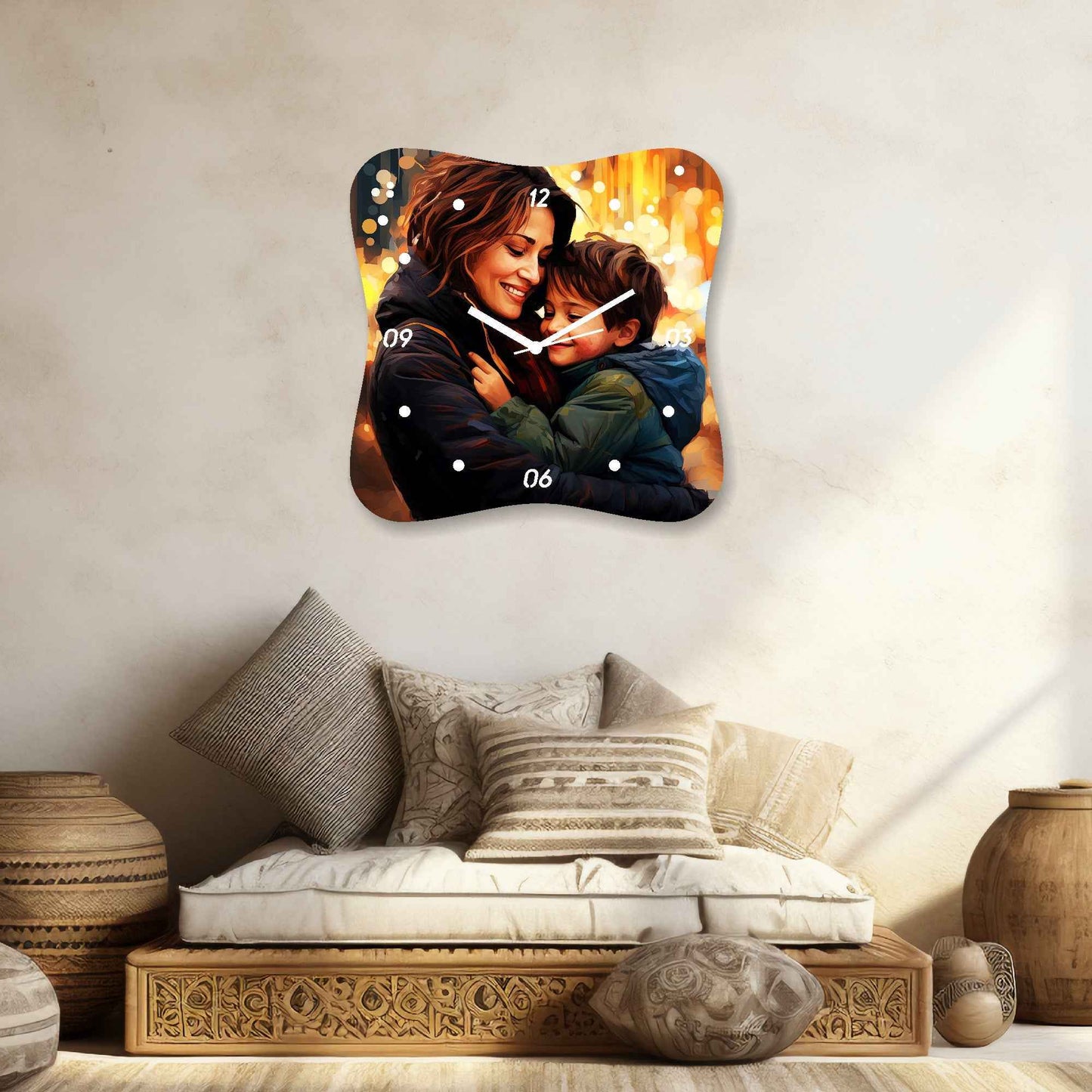 Mother’s Day Personalized Designer Wall Clock – Turn a Memory into a Timeless Gift