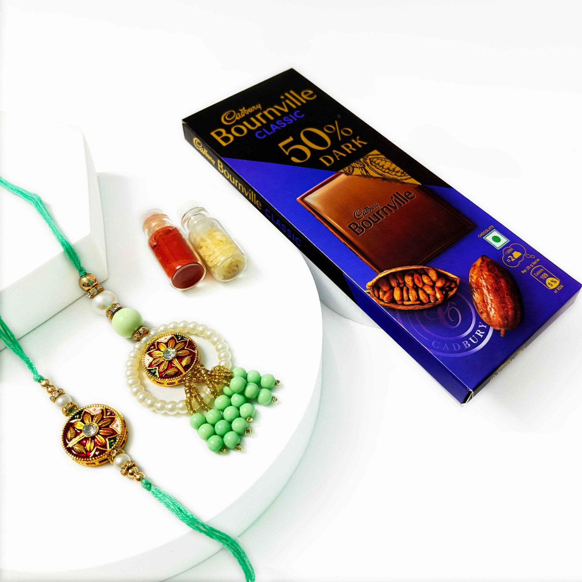 Couple Pair Rakhi with Chocolate – Celebrate Rakshabandhan with Love and Sweetness