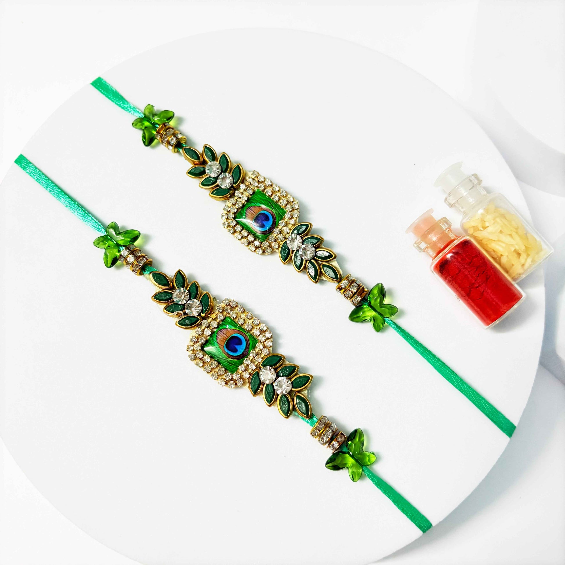 Premium Designer Rakhi Set – 2 Rakhis for a Stylish Celebration