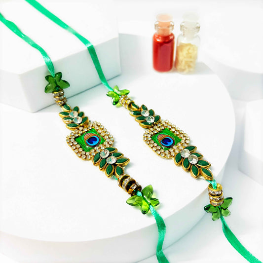 Premium Designer Rakhi Set – 2 Rakhis for a Stylish Celebration