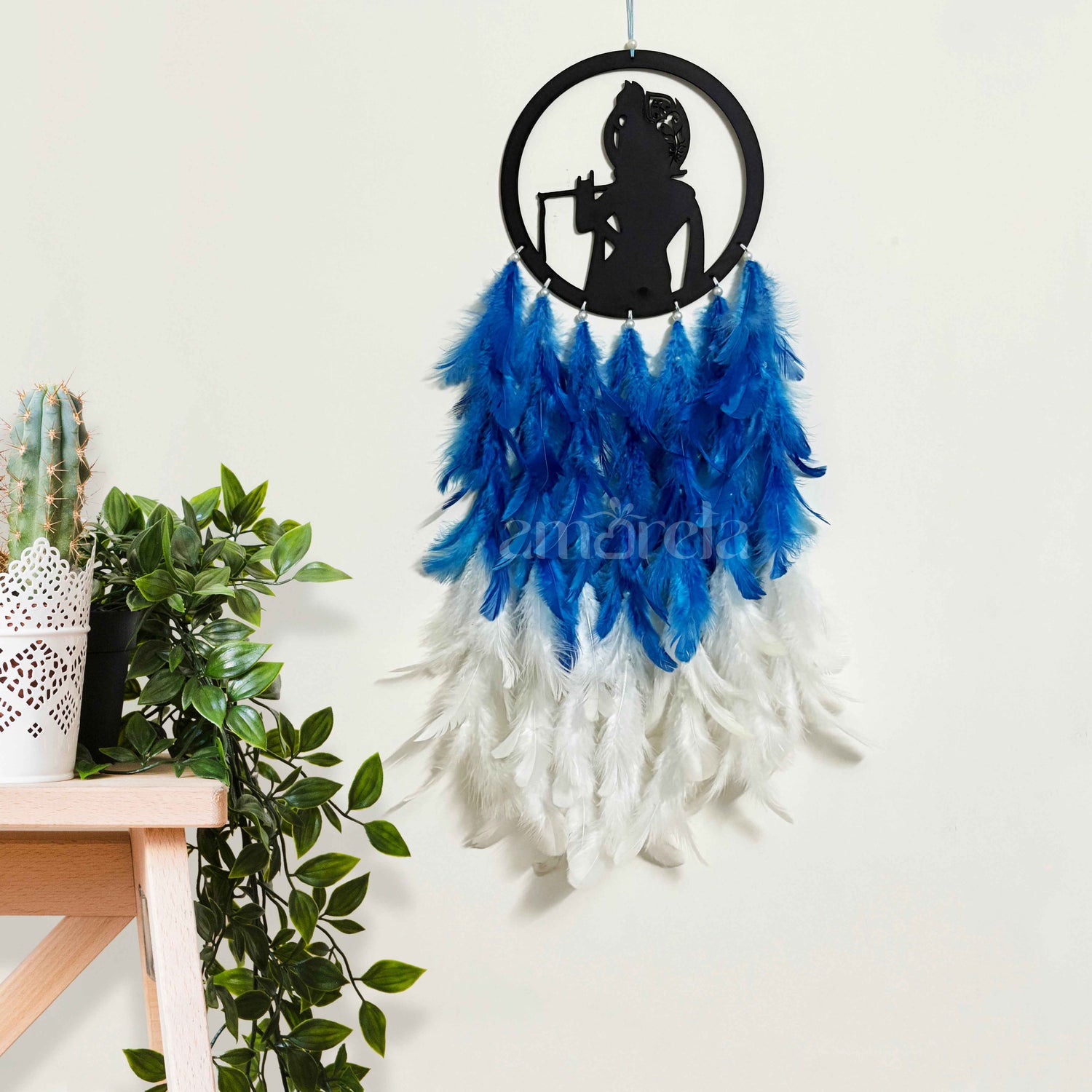 Kanha Ji Big Dream Catcher with Customizable Colors and Optional LED