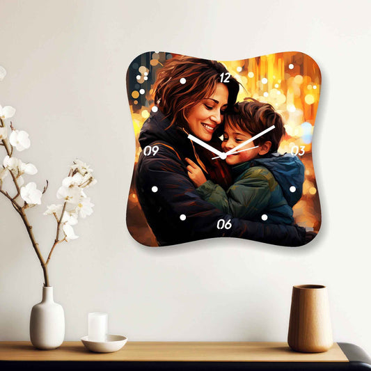 Mother’s Day Personalized Designer Wall Clock – Turn a Memory into a Timeless Gift