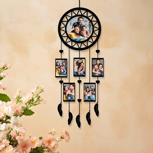 Personalized Dream Catcher with Photo Frames – Mother’s Day Photo Collage Gift